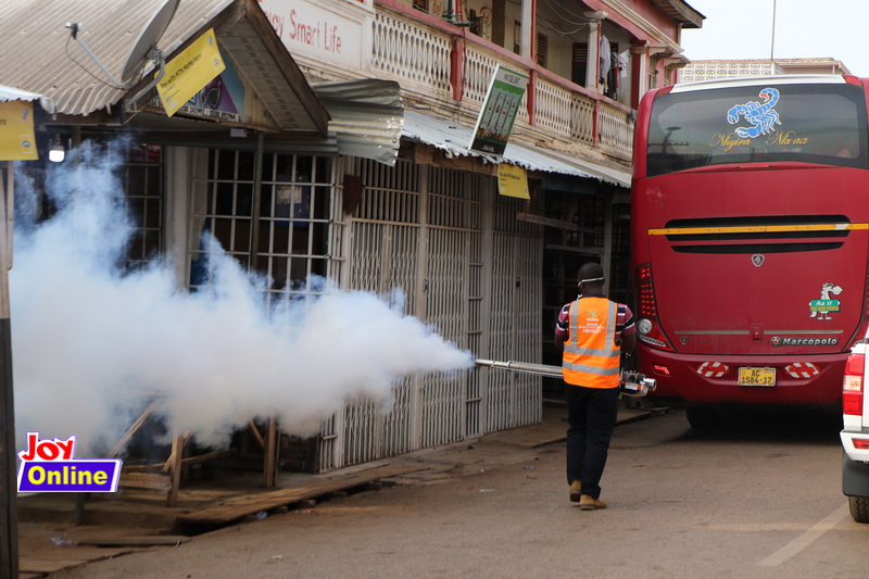 Disinfection of markets in Bono Region completed successfully