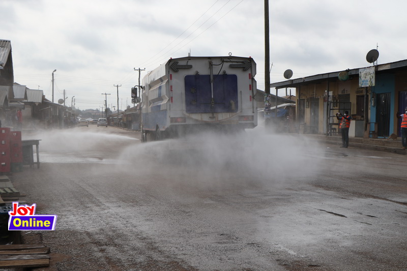 Disinfection of markets in Bono Region completed successfully