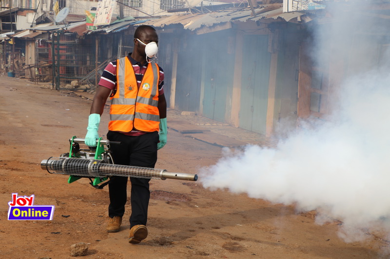 Disinfection of markets in Bono Region completed successfully