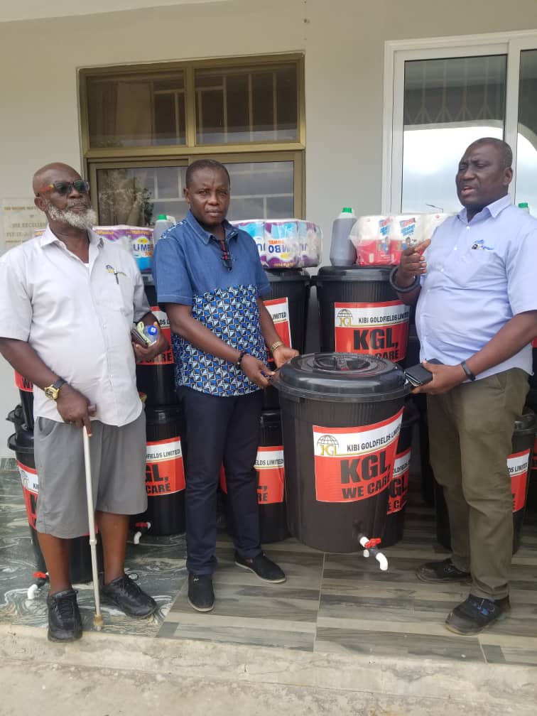 Kibi Goldfields supports Abuakwa South Assembly's coronavirus fight