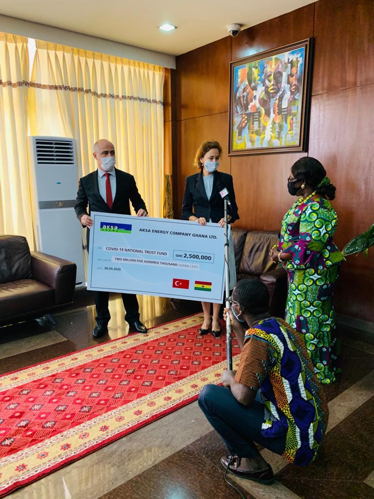 Aksa Energy donates GH¢2.5 million to support Ghana’s Covid-19 combat