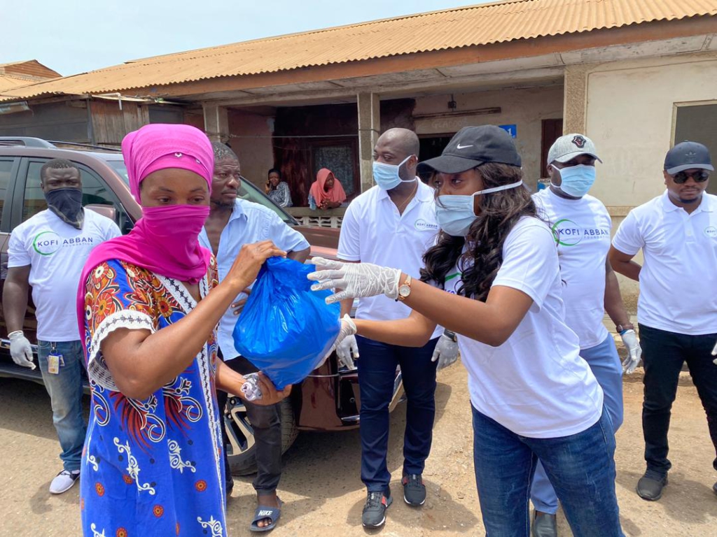Kofi Abban Foundation feeds vulnerable in locked-down communities Kofi Abban Foundation feeds vulnerable in locked-down communities