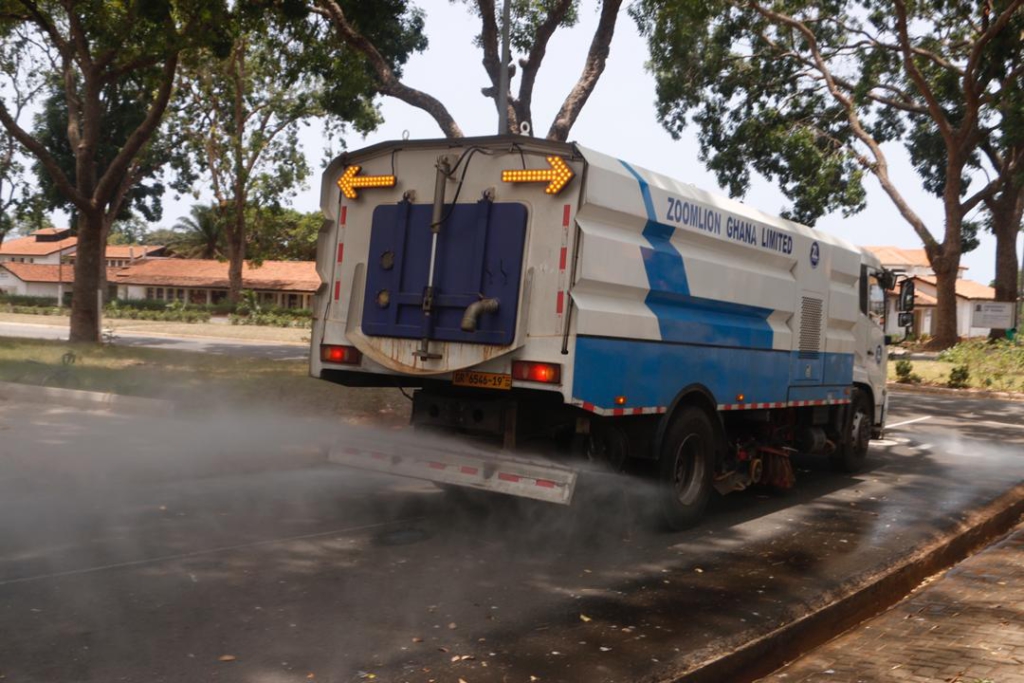 Zoomlion disinfects University of Ghana, UPSA to support fight against Covid-19