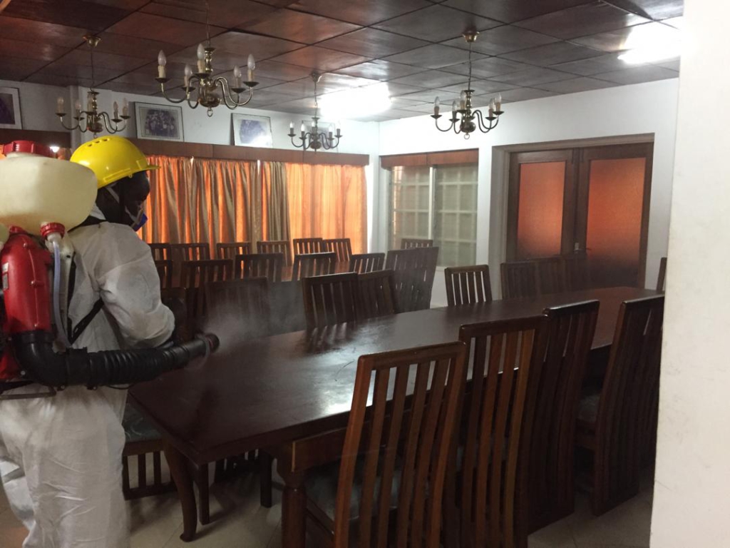 Zoomlion disinfects University of Ghana, UPSA to support fight against Covid-19 Zoomlion disinfects University of Ghana, UPSA to support fight against Covid-19