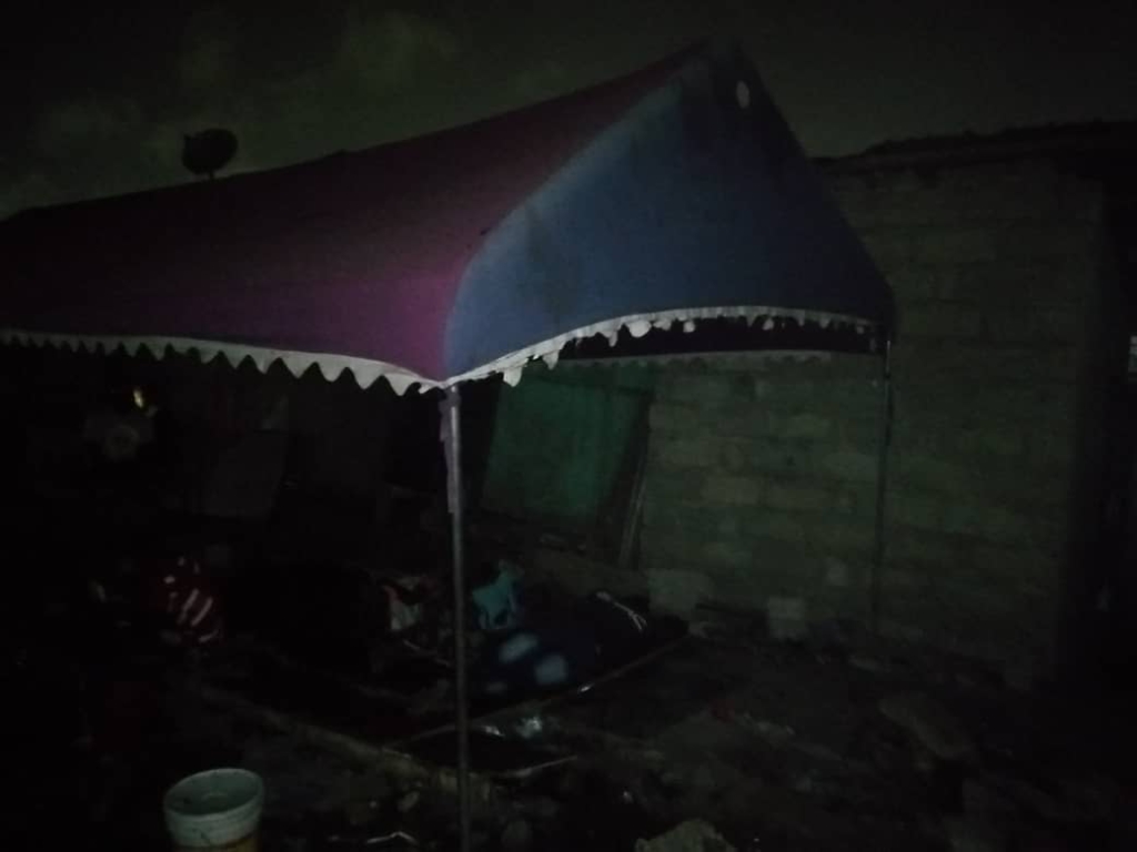 AMA provides canopies for displaced Old Fadama squatters