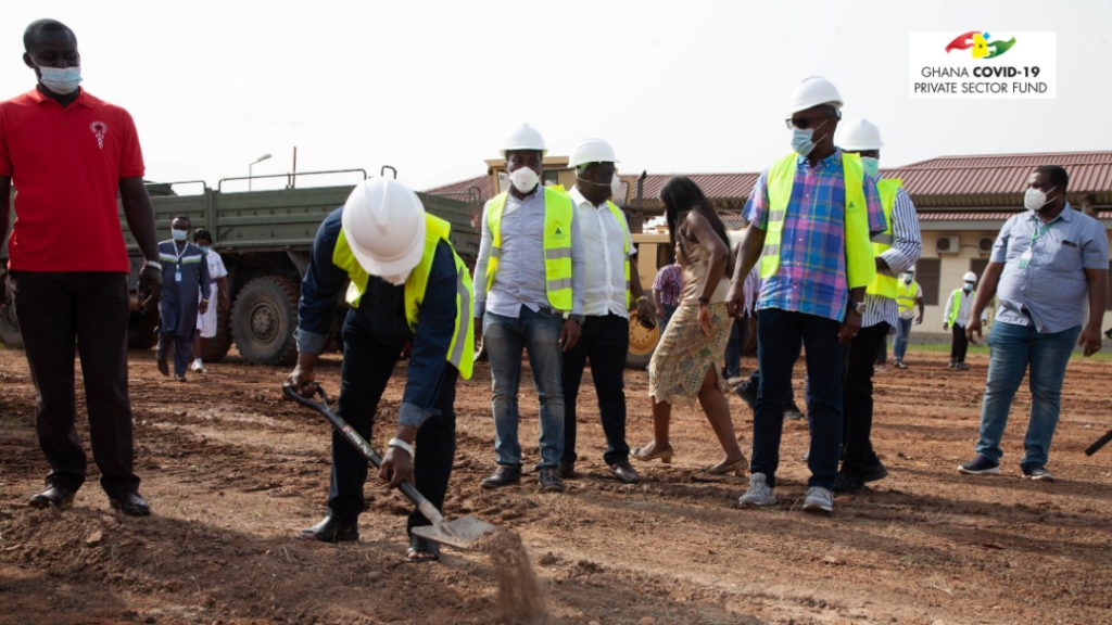 Akufo-Addo commends Ghana Covid-19 Private Sector Fund for 100-bed treatment and isolation facility