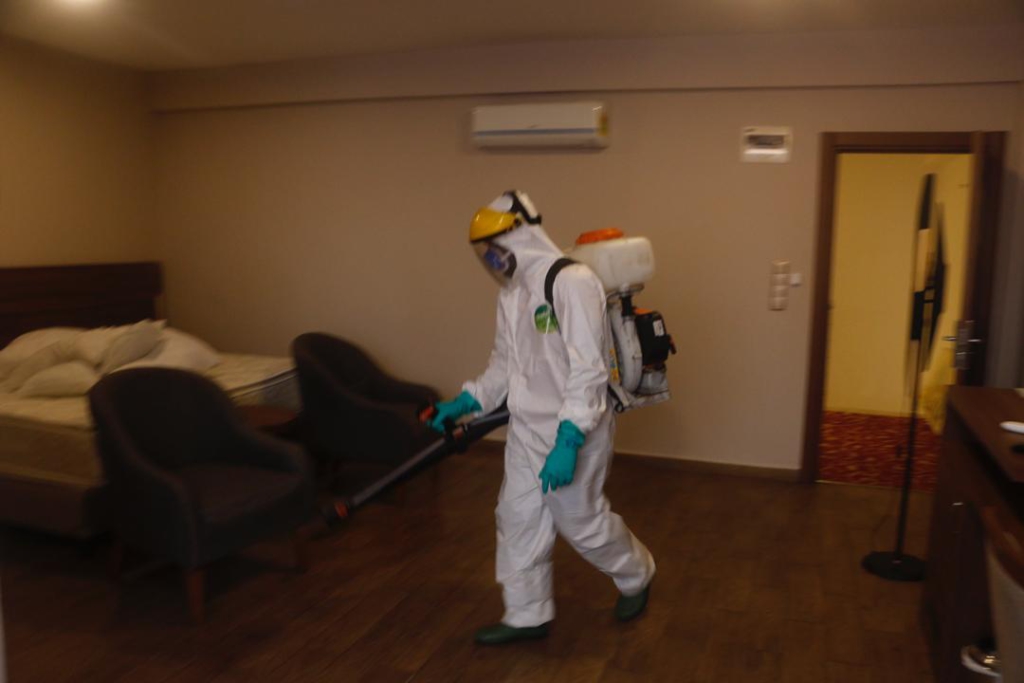Zoomlion takes disinfection exercise to AH Hotel