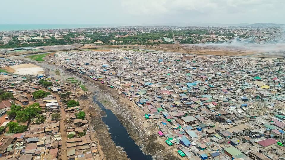 Inside Ghana’s biggest slum residents lean on hope to bear Covid-19