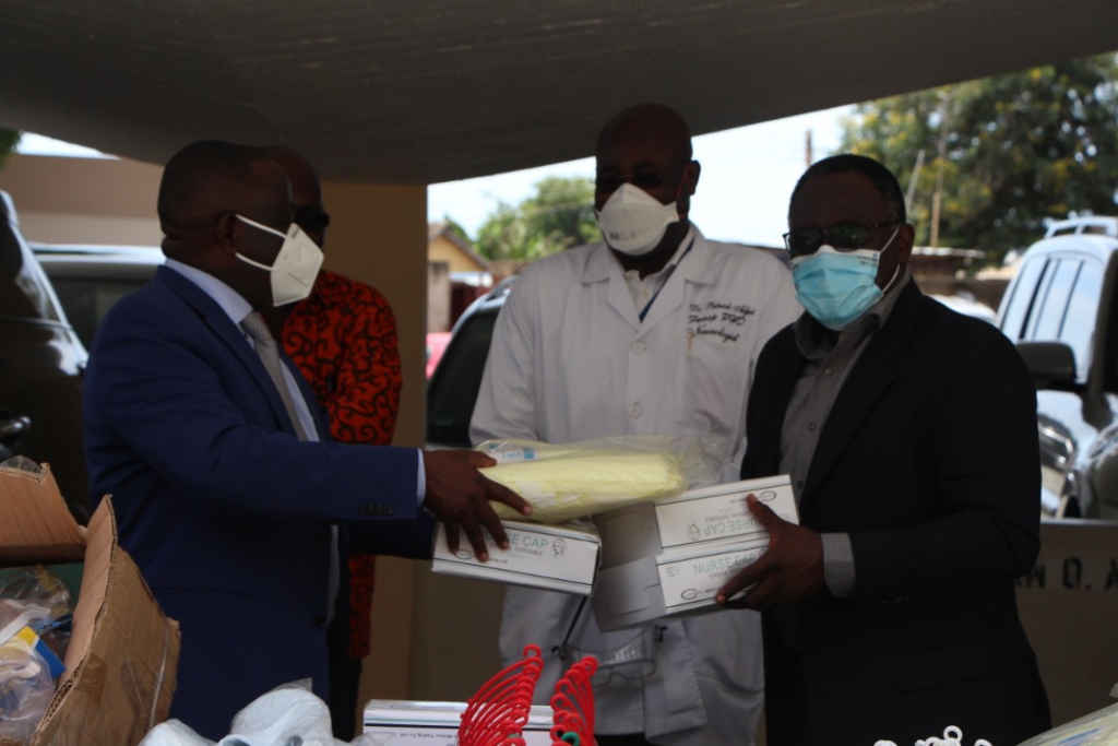 Ghana Upstream Petroleum Chamber donates PPEs to Korle-Bu Teaching Hospital