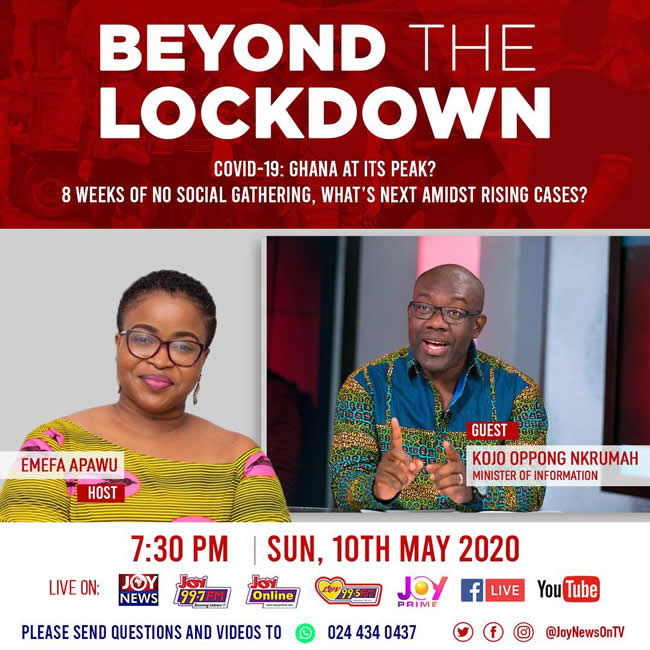Playback: Beyond the Lockdown - JoyNews hosts Information Minister and religious leaders