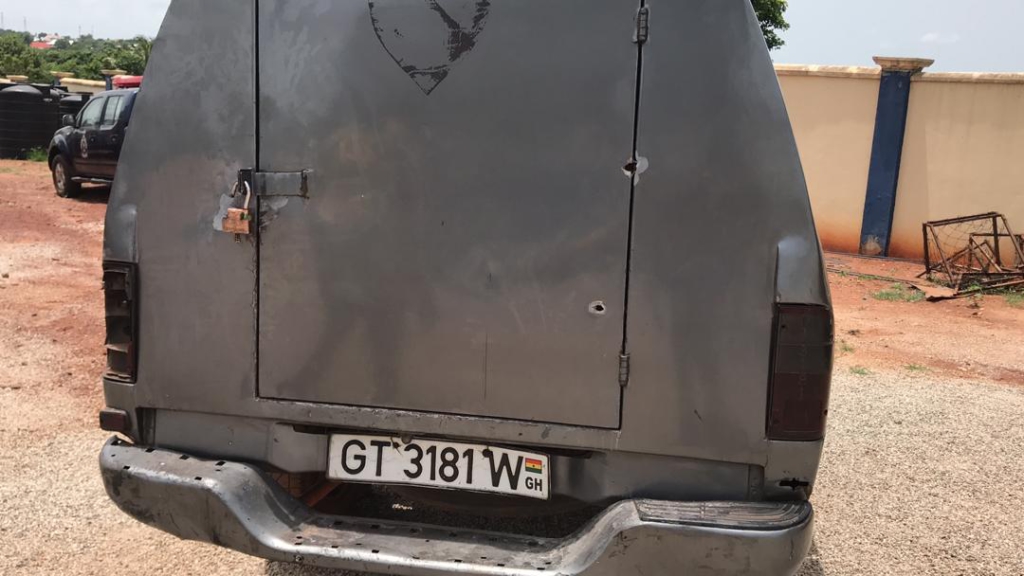 Police officer wounded as bullion van was robbed on Techiman-Sunyani road