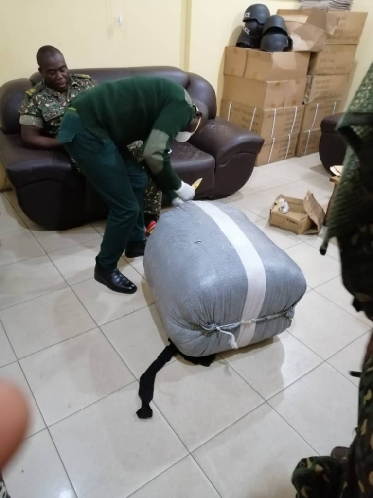 22,683 grams of suspected narcotics intercepted at Ghana-Togo border