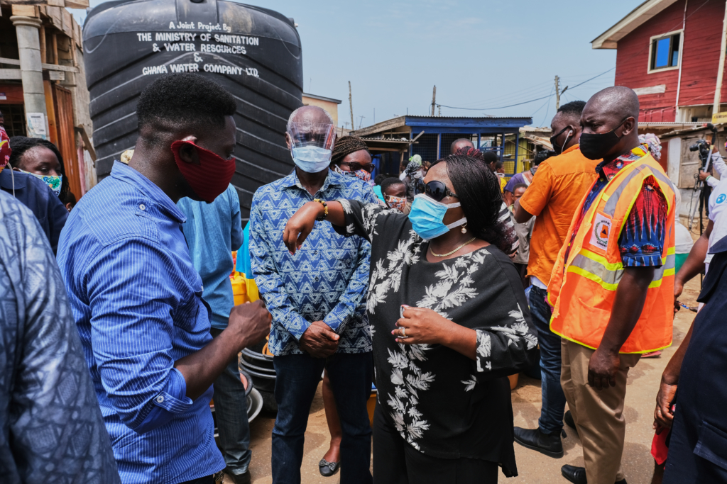 Free water distribution at Chorkor and Mamprobi in pictures