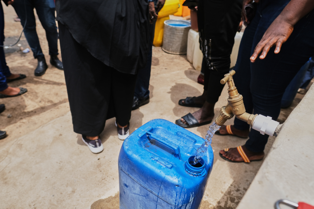 Free water distribution at Chorkor and Mamprobi in pictures
