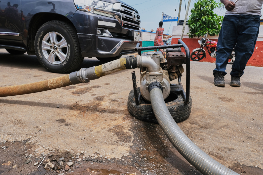 Free water distribution at Chorkor and Mamprobi in pictures