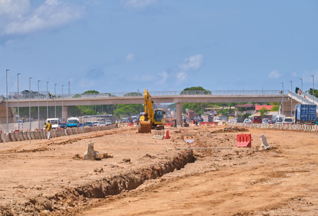 Photos of Tema Motorway Interchange 2 days before inauguration
