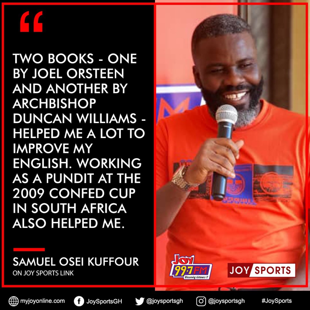 Infographics: The 13 best quotes from Sammy Kuffour's Joy FM interview