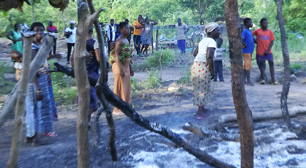 Bui Power Authority demolishes, burns shelters at Lapla community