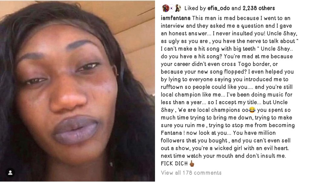 Rufftown Records to terminate Fantana’s contract after 'beef' with Wendy Shay