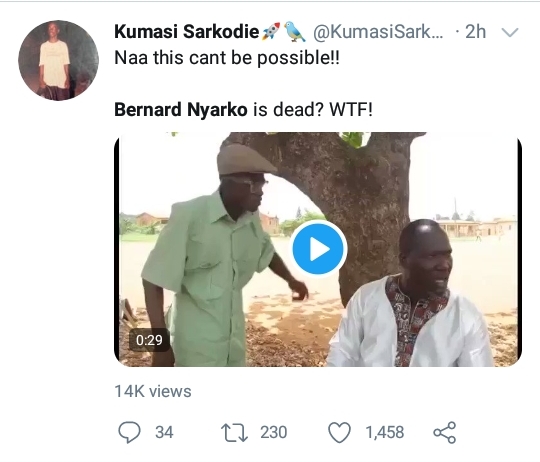 Twitter reactions as Bishop Bernard Nyarko passes on