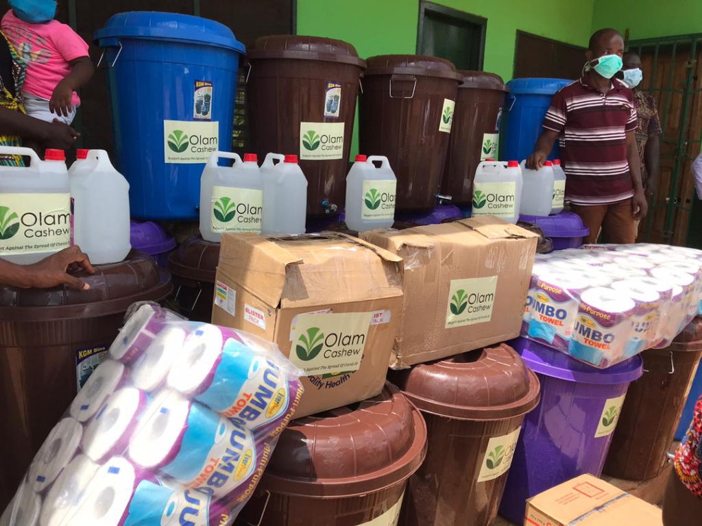 OLAM Ghana Cashew donates PPEs to Agric Ministry in Bono East