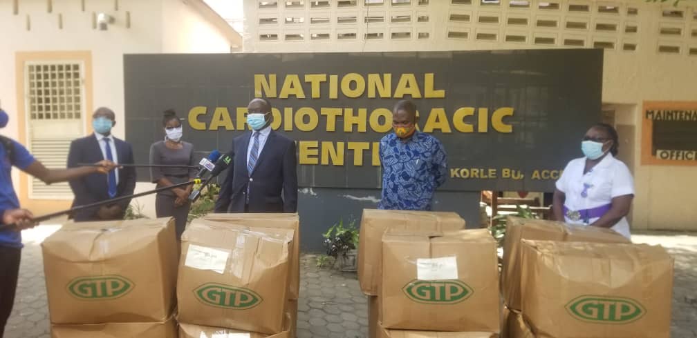 Activa Ghana donates PPEs to National Cardiothoracic Centre Activa Ghana donates PPEs to National Cardiothoracic Centre