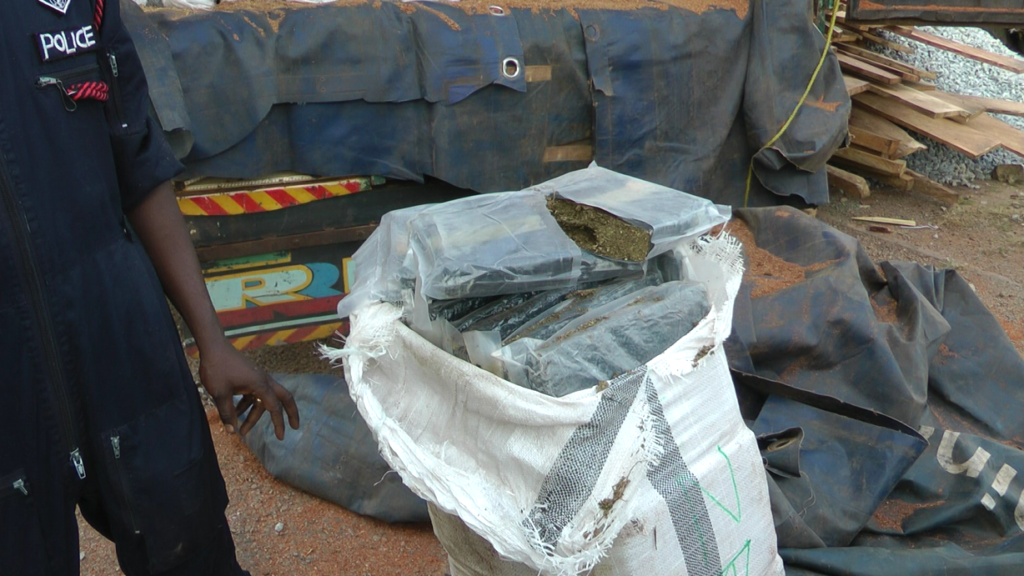 8,460 slabs of cannabis en route to Burkina Faso seized
