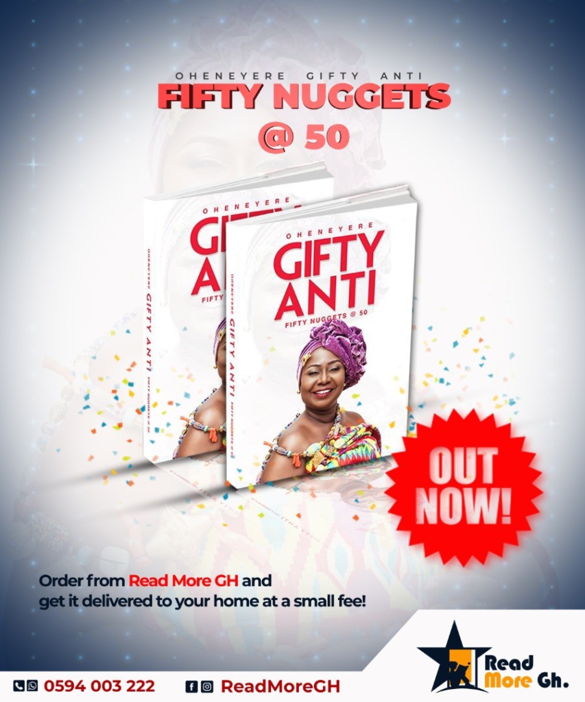 Gifty Anti launches new book '50 nuggets @ 50' on Joy Prime