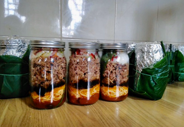 Waakye in Jars