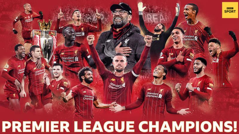 Liverpool are Premier League champions! The 30-year wait is over