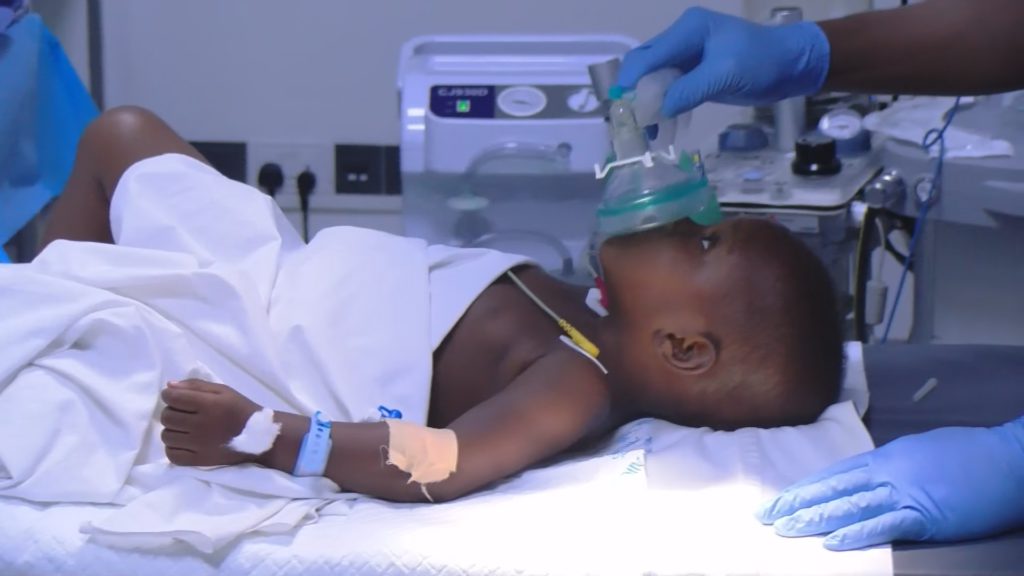 21-month old child undergoes successful surgery