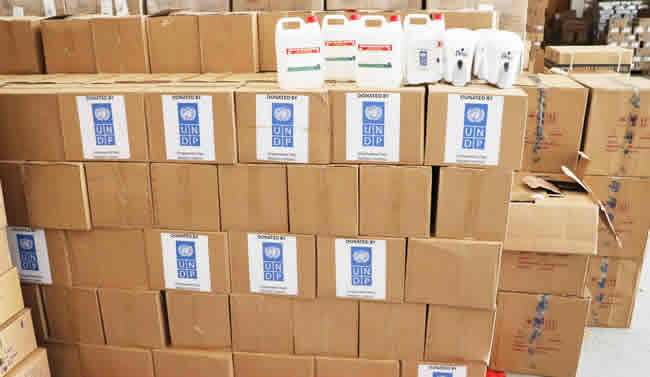 UNDP supports local production of hand sanitizers for Ghana’s Covid-19 response