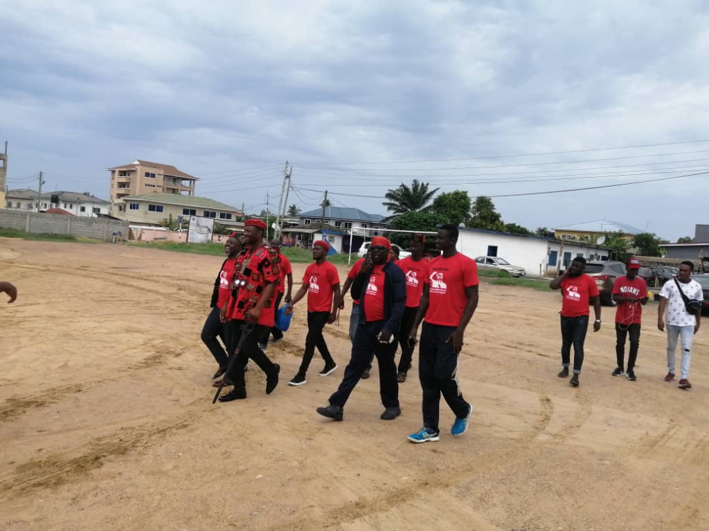 PNC's Bernard Mornah storms CID headquarters with supporters