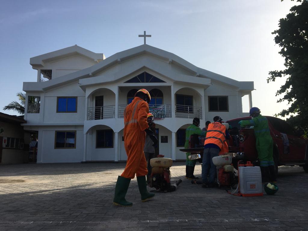 MP fumigates schools, religious centres within Ayawaso West Wuogon Constituency