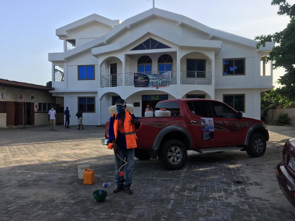 MP fumigates schools, religious centres within Ayawaso West Wuogon Constituency