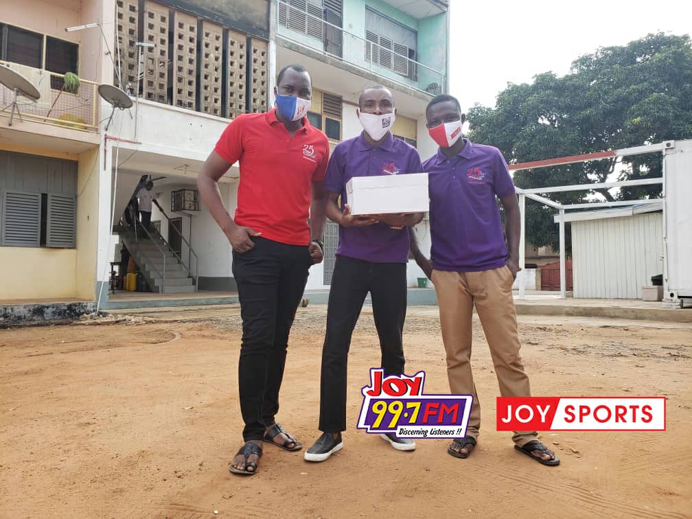 Joe Lartey at 93: JoySports surprises legend with cake and music