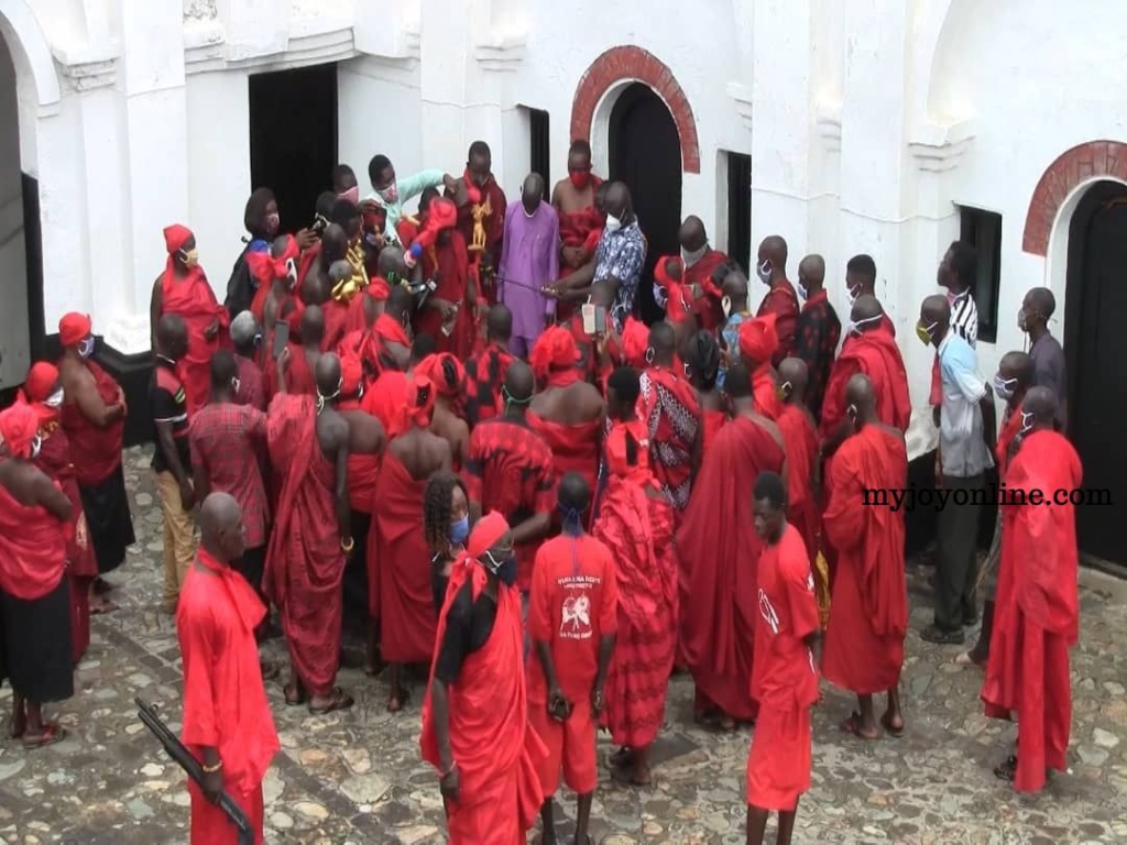 Upper Dixcove chiefs perform rituals asking their gods to punish MP and NPP stalwarts