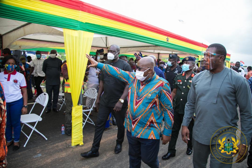 Akufo-Addo commissions Suhum Interchange Akufo-Addo commissions Suhum Interchange