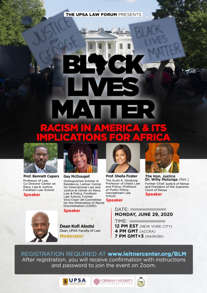 Kofi Abotsi to moderate webinar on racism in US and its implications for Africa