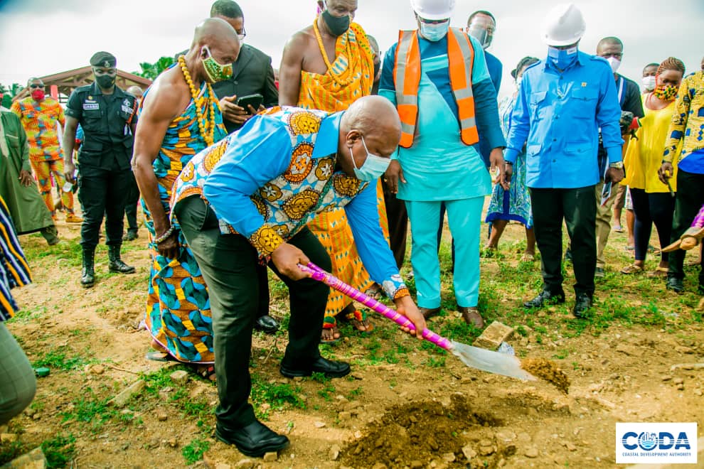 Greater Accra Regional Minister cuts sod for Dodowa and Asutuare markets