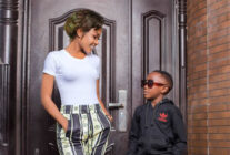 Akuapem Poloo with her son