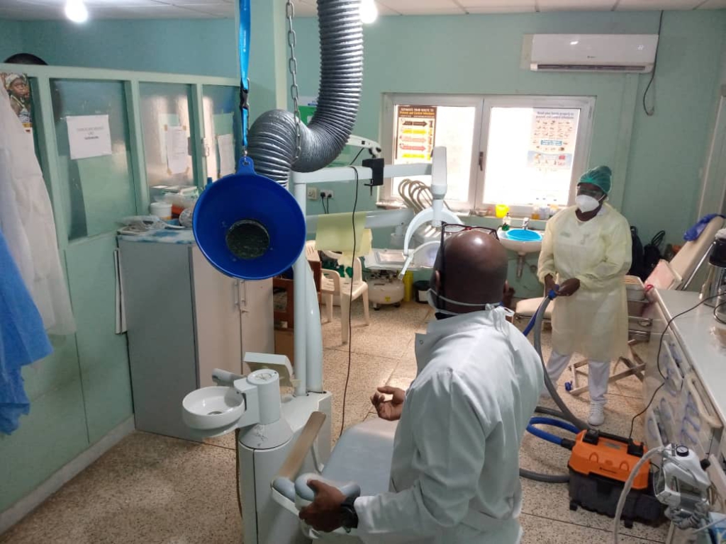 Cutting back the Covid-19 risks in surgical environment - Ghanaian dentists invent aerosol extractor