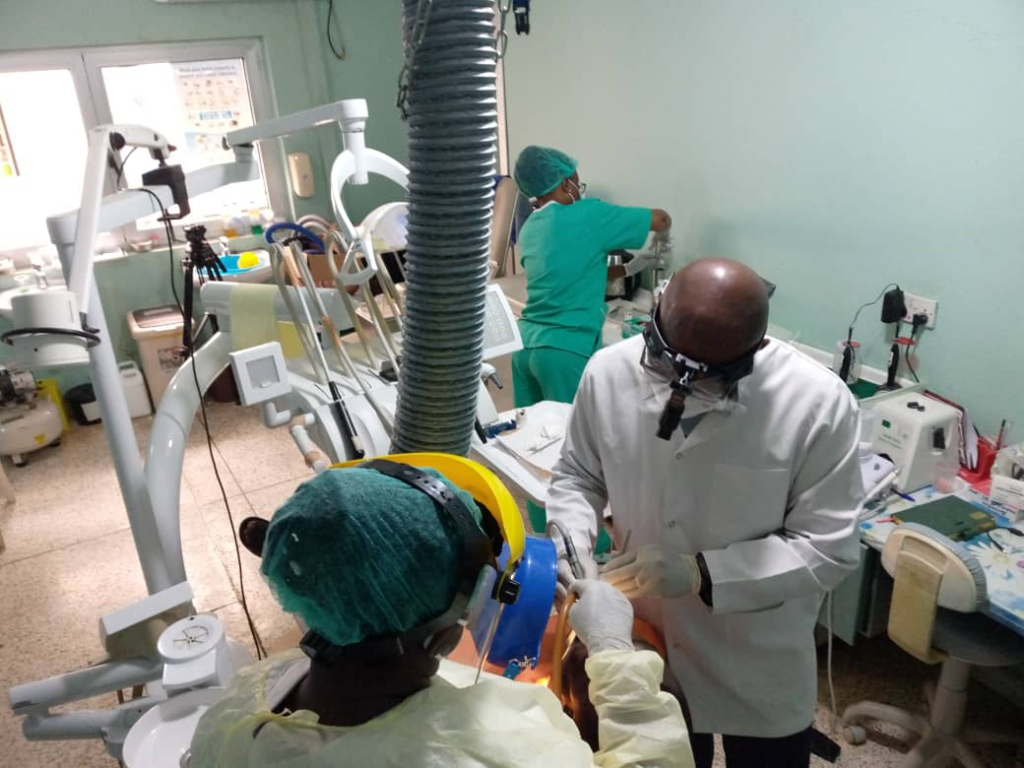 Cutting back the Covid-19 risks in surgical environment - Ghanaian dentists invent aerosol extractor
