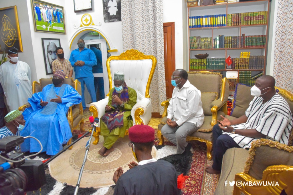 'We've kept our part of the bargain' - Bawumia tells voters in Zongos as he visits Chief Imam