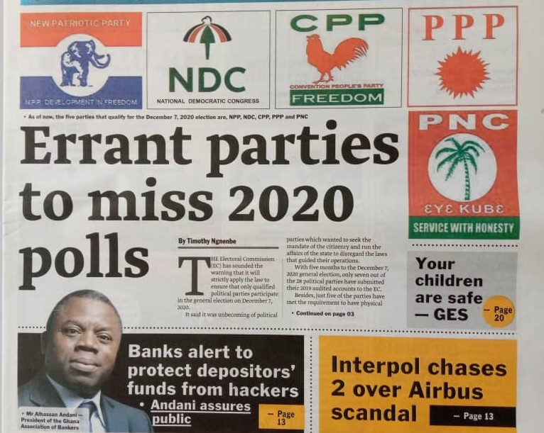 Today’s frontpages: Friday, July 17, 2020