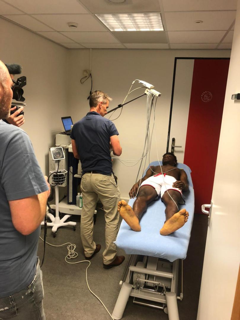 Kudus Mohammed having medical at Ajax