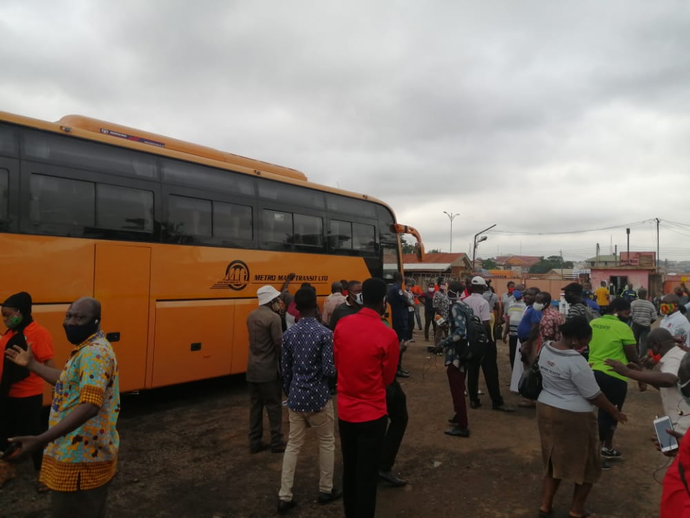 Kumasi Metro Mass staff on strike over unpaid salaries