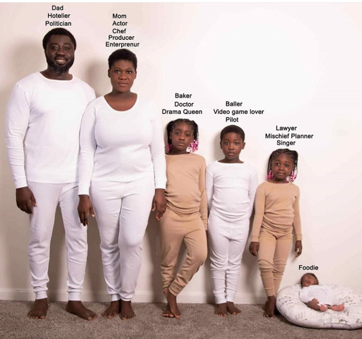 Mercy Johnson and family star snaps