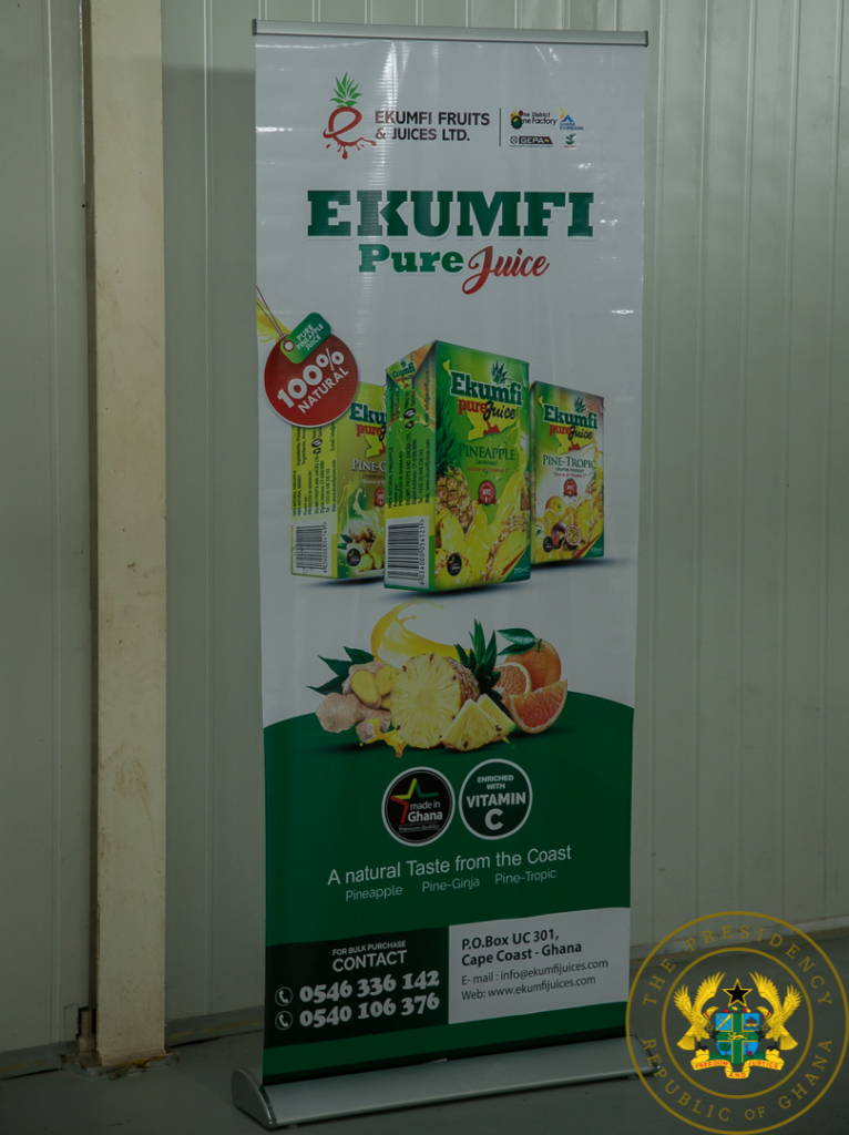 Akufo-Addo commissions Ekumfi Fruits and Juices Factory