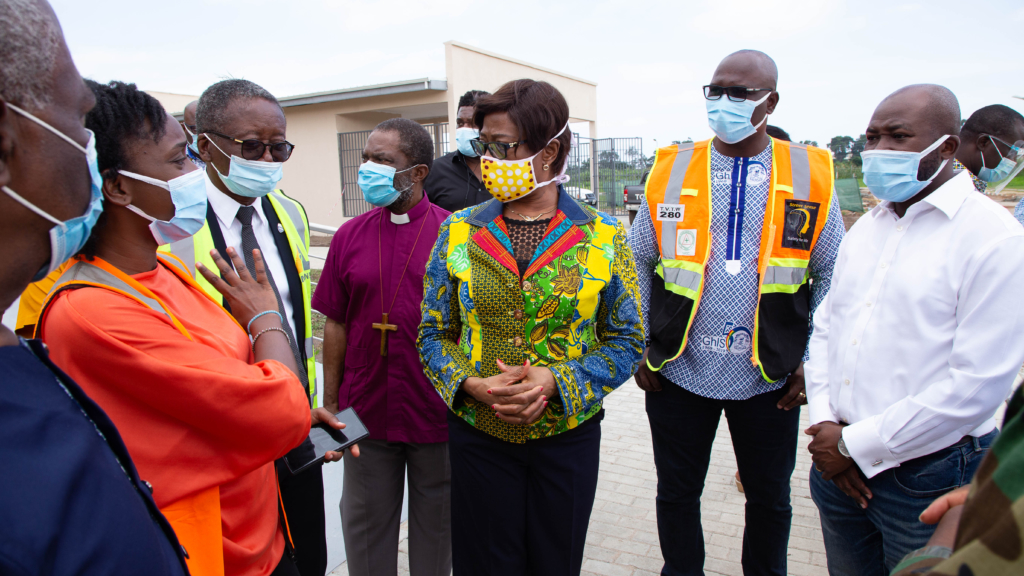 Sophia Akuffo commends use of home-grown talents in construction of Ghana’s first Infectious Disease Centre
